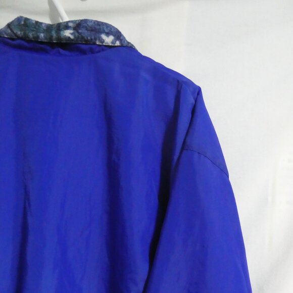 Vintage | OUTBROOK | ladies medium | Blue Reversible Nylon / Fleece Jacket - Picture 13 of 16